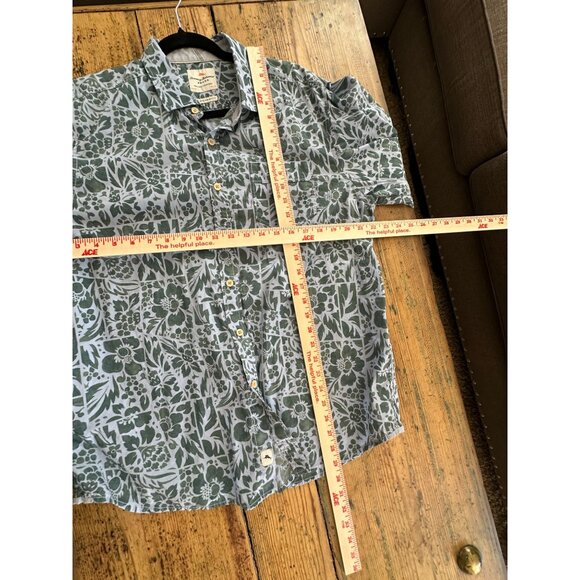 Tommy Bahamas Mens‎ Blue Green Island crafted Shirt Large long sleeve button up - Picture 7 of 7